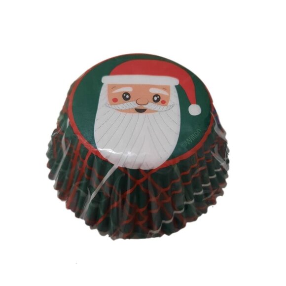 WILTON Santa Baking Cups, 1 EA - Picture 1 of 1